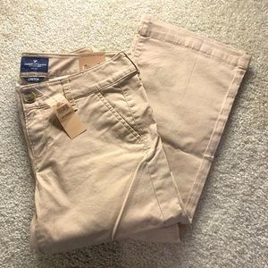 American Eagle Kickboot Khakis